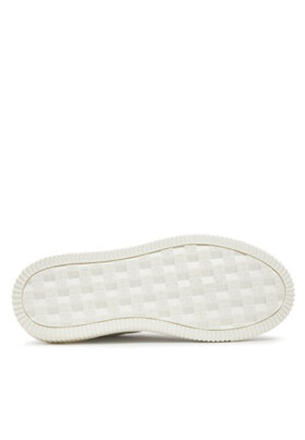 Calvin Klein Jeans Sneakersy Chunky Cupsole Laceup Mon Lth YW0YW00823 Biały. Kolor: biały. Materiał: skóra