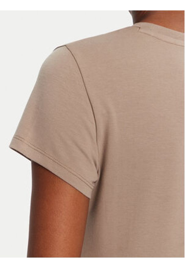 Armani Exchange T-Shirt XW001349 AF17173 U6242 Beżowy Regular Fit. Kolor: beżowy. Materiał: bawełna