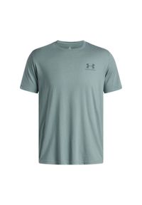 Koszulka Under Armour Sportstyle Left Chest. Kolor: zielony. Sport: fitness #1