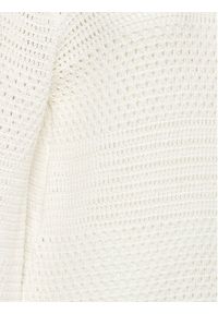 Gina Tricot Sukienka dzianinowa 19477 Biały Regular Fit. Kolor: biały. Materiał: bawełna, dzianina