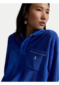 Polo Ralph Lauren Bluza 211A12737001 Niebieski Relaxed Fit. Typ kołnierza: polo. Kolor: niebieski. Materiał: bawełna #2