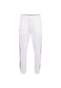 Kappa - Spodnie Do Joggingu Męskie Jelge. Kolor: biały. Sport: bieganie