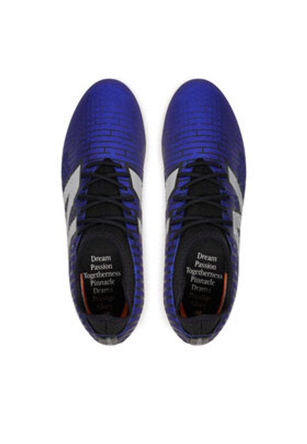 New Balance Buty do piłki nożnej Tekela Magique FG V4+ ST3FZ45 Granatowy. Kolor: niebieski. Materiał: skóra