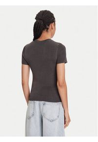 Miss Sixty T-Shirt 6S1RJ23100 Szary Slim Fit. Kolor: szary. Materiał: wiskoza #4