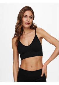 only - ONLY Biustonosz top Vicky 15201539 Czarny. Kolor: czarny. Materiał: syntetyk #1