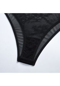 Intica - Body koronkowe na szerokich ramiączkach eleganckie Fede. Kolor: różowy. Materiał: koronka #7