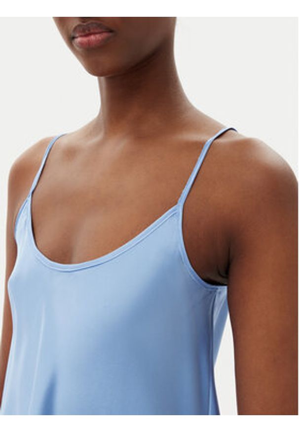 MAX&Co. Top Betel 2516161014200 Niebieski Regular Fit. Kolor: niebieski. Materiał: jedwab
