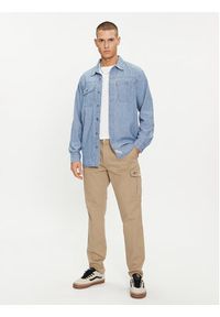 Levi's® Koszula jeansowa Auburn Worker A7224-0001 Niebieski Relaxed Fit. Kolor: niebieski. Materiał: bawełna