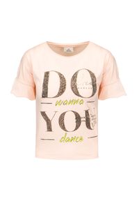 Deha - T-shirt DEHA MOVE. Kolor: różowy. Materiał: dzianina, włókno. Długość: krótkie