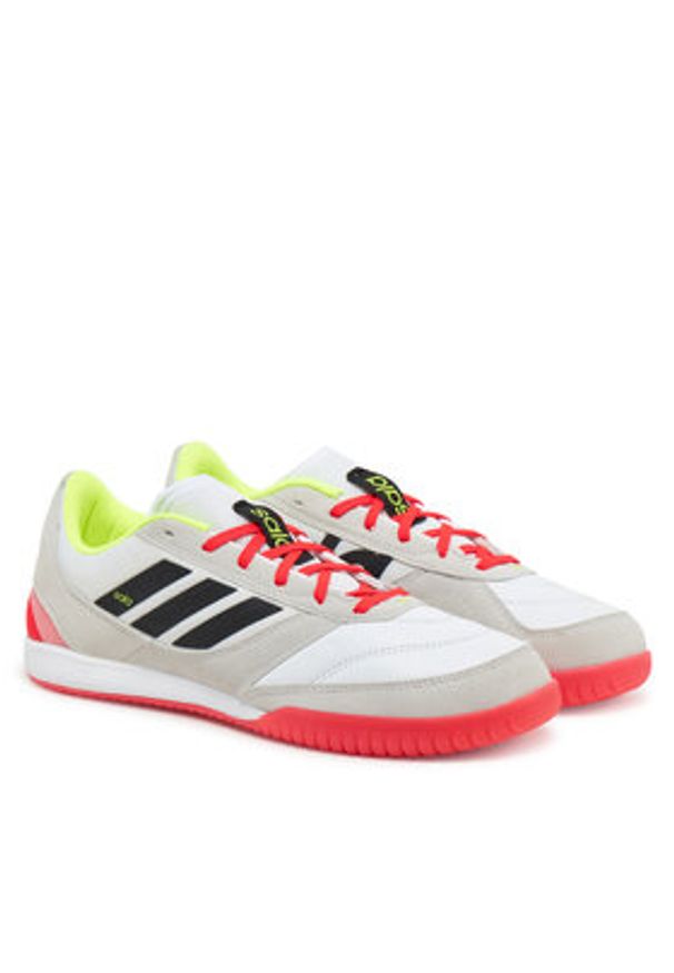 Adidas - adidas Buty do piłki nożnej Top Sala Competition 2 Indoor IH7684 Biały. Kolor: biały. Materiał: skóra