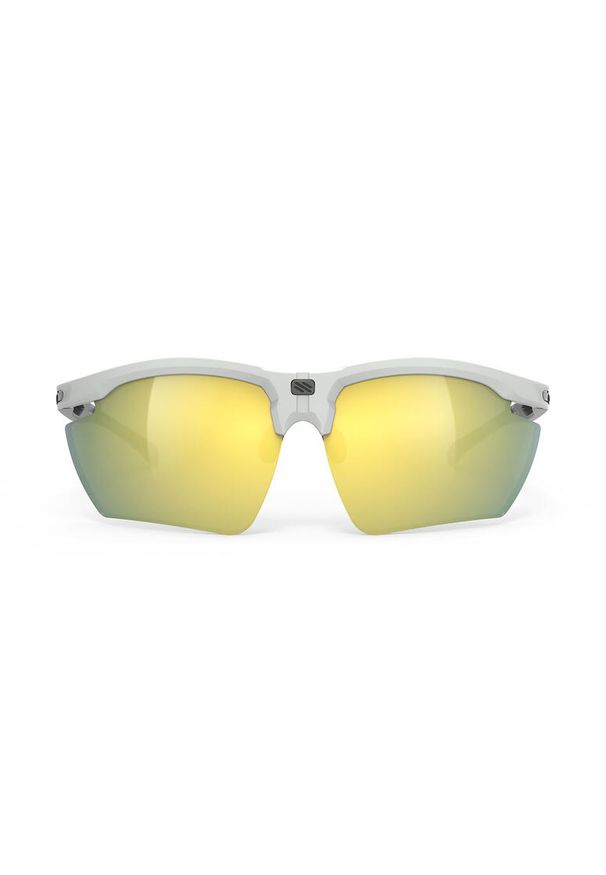 Okulary Rudy Project MAGNUS LIGHT GREY MATTE - MULTILASER YELLOW. Kolor: brązowy. Sport: turystyka piesza