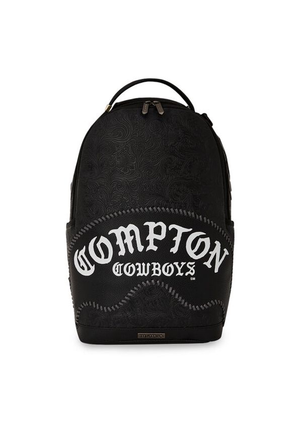SPRAYGROUND Plecak Compton Backpack Mouth 910B5974NSZ Czarny. Kolor: czarny. Materiał: skóra