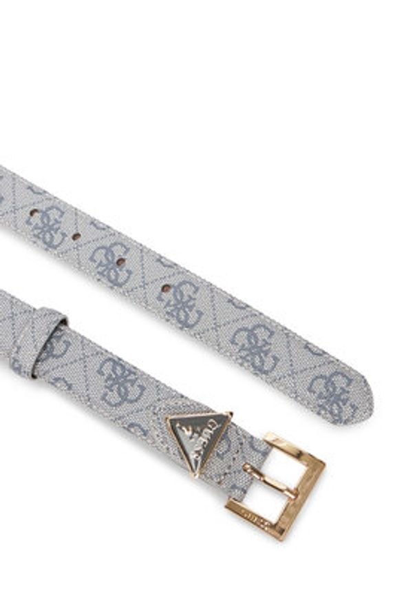 Guess Pasek Damski BW9291 P5425 Szary. Kolor: szary. Materiał: skóra