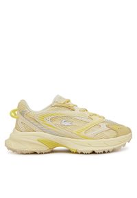 Lacoste Sneakersy 7-49SFA0007 Żółty. Kolor: żółty. Materiał: materiał