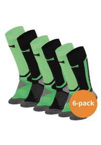 XTREME SOCKSWEAR - Skarpety snowboardowe Xtreme, 6 par, Multi Zielony. Kolor: zielony. Sport: snowboard