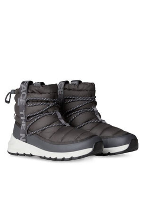 The North Face Śniegowce Thermoball Lace Up Wp NF0A5LWDCIH1 Szary. Kolor: szary. Materiał: materiał