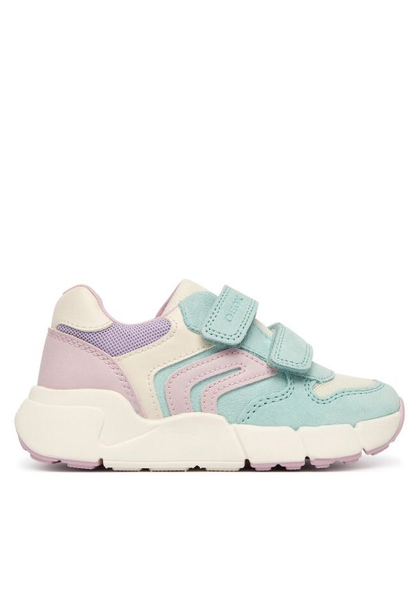 Sneakersy Geox. Kolor: turkusowy