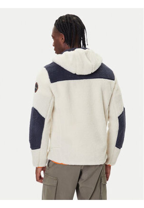 Napapijri Polar Yupik NP0A4GNS Beżowy Regular Fit. Kolor: beżowy. Materiał: syntetyk