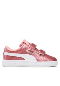 Puma Sneakersy Smash 3.0 Glitz Glam V Inf 394688 01 Różowy. Kolor: różowy #1