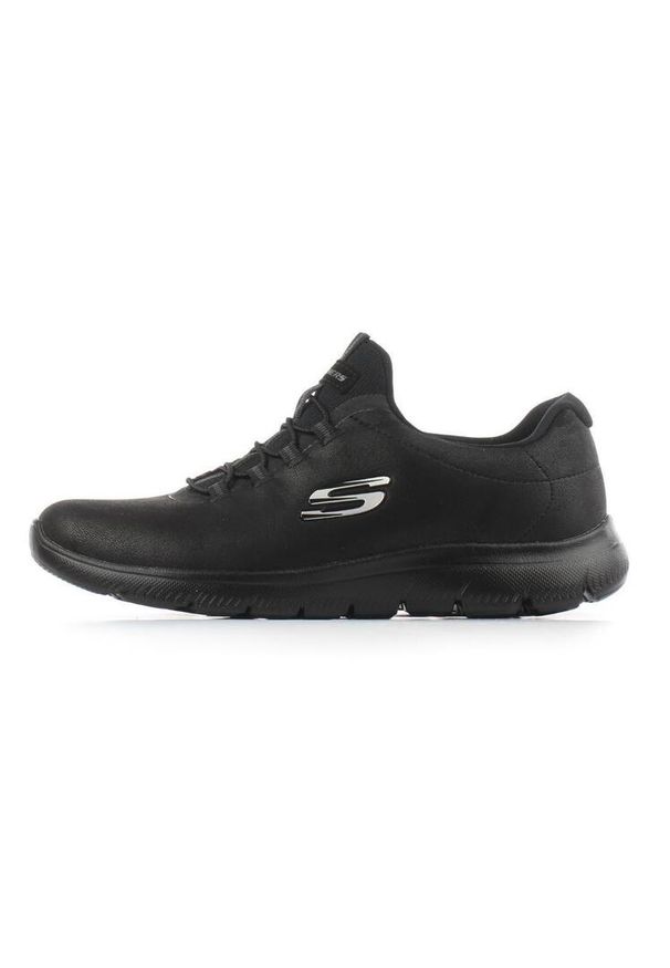 skechers - Buty damskie SKECHERS Summits Itz Bazik. Kolor: czarny. Model: Skechers Sport. Sport: turystyka piesza