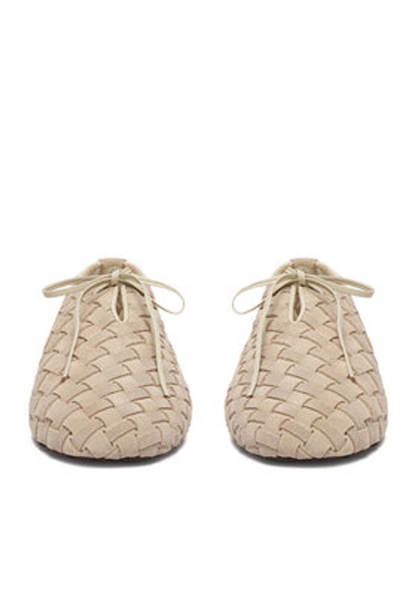 Gino Rossi - GINO ROSSI Półbuty EO-26SS02 Beżowy. Kolor: beżowy. Materiał: zamsz, skóra