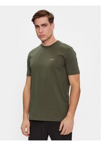 BOSS - Boss T-Shirt Tee 50506373 Zielony Regular Fit. Kolor: zielony. Materiał: bawełna #1