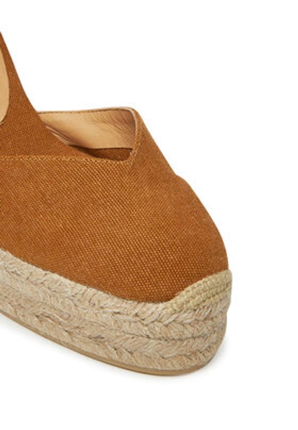 Castañer Espadryle Chiara/8Ed/002 021668 Brązowy. Kolor: brązowy. Materiał: materiał