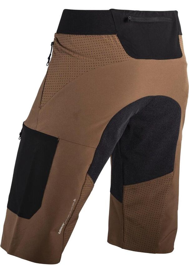 Spodenki rowerowe damskie LEATT Shorts MTB Enduro 3.0 Women. Kolor: brązowy. Sport: kolarstwo