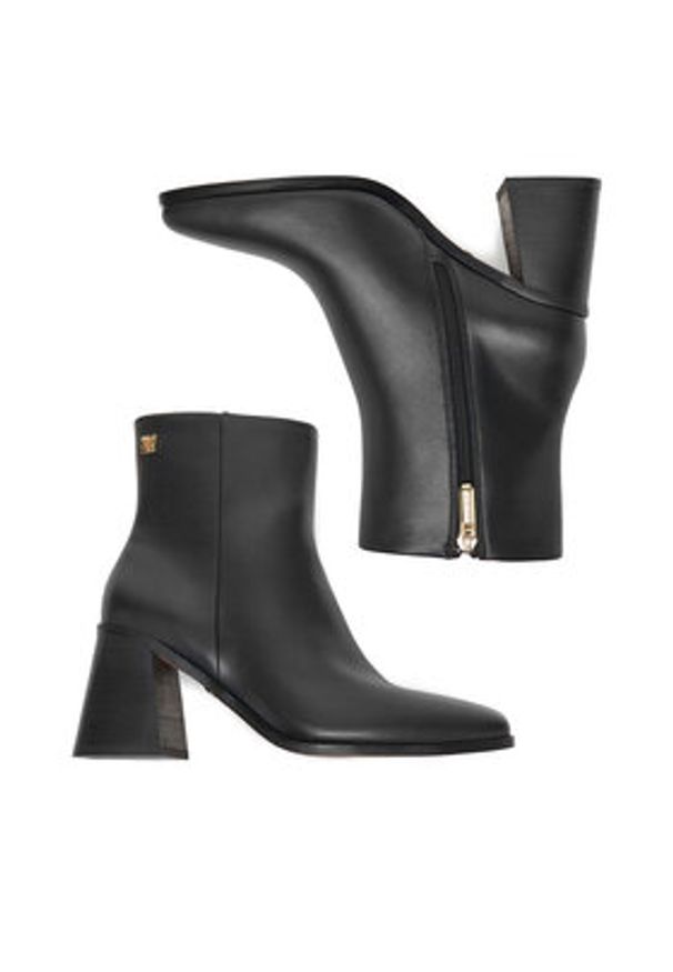 Nine West Botki CEO-MUNIRA-01 Czarny. Kolor: czarny. Materiał: materiał, syntetyk