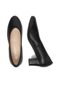 Rieker Półbuty 44650-04 Czarny. Kolor: czarny. Materiał: skóra #7
