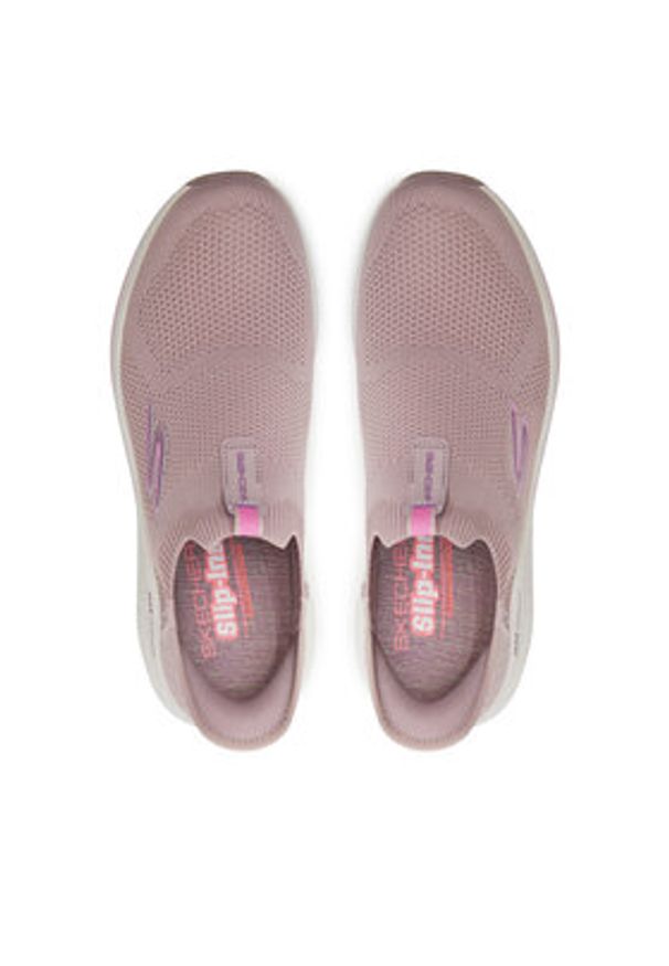 skechers - Skechers Sneakersy 129611/MVE Różowy. Kolor: różowy. Materiał: materiał