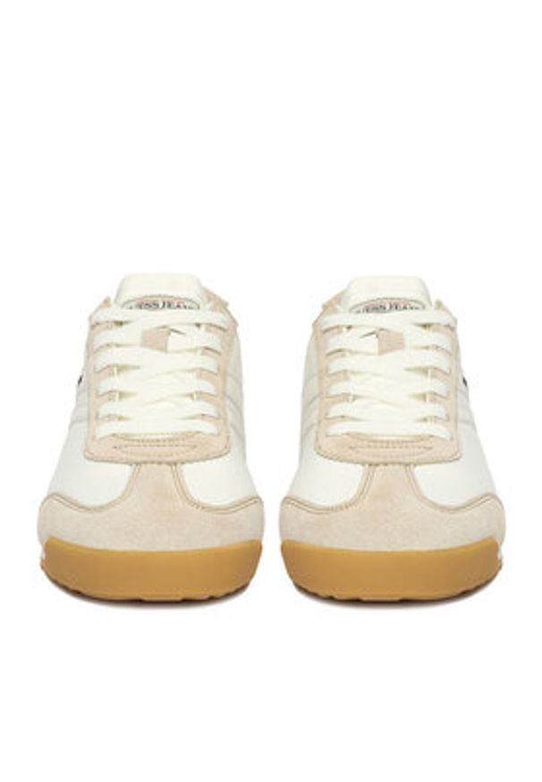 Guess Jeans Sneakersy CWBEO-GJ202505165 Biały. Kolor: biały. Materiał: materiał