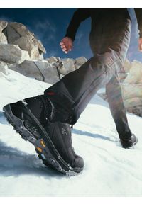 4f - 4F Wysokie buty trekkingowe ICE CRACKER z izolacją Primaloft męskie - czarne 40. Wysokość cholewki: przed kolano. Zapięcie: sznurówki. Kolor: czarny. Materiał: nylon. Szerokość cholewki: normalna. Technologia: Primaloft. Sezon: zima. Sport: turystyka piesza #1