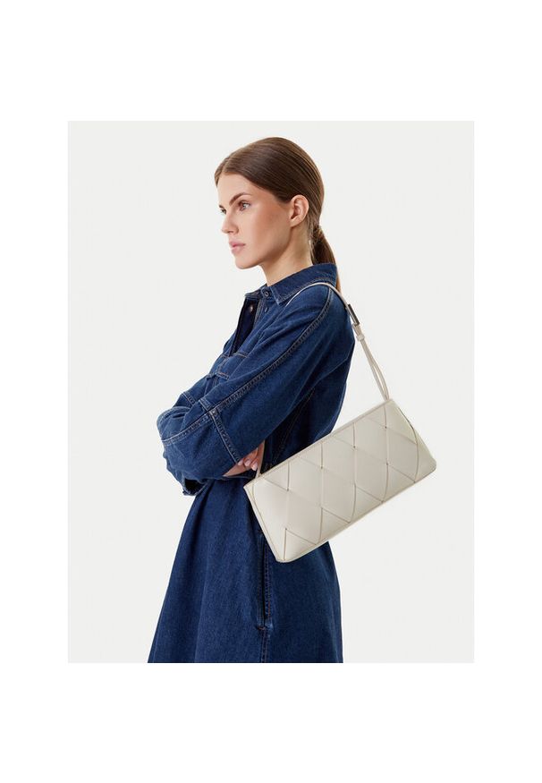 Torebka Calvin Klein. Kolor: biały