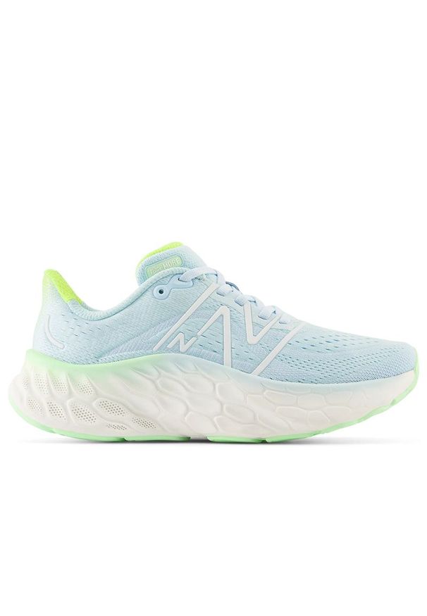 Buty New Balance Fresh Foam More v4 WMORCK4 - niebieskie. Kolor: niebieski. Materiał: syntetyk. Szerokość cholewki: normalna. Sport: fitness