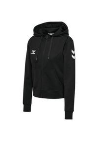 Damska bluza z kapturem zapinana na zamek Hummel Go 2.0 Chevron. Typ kołnierza: kaptur. Kolor: czarny #1