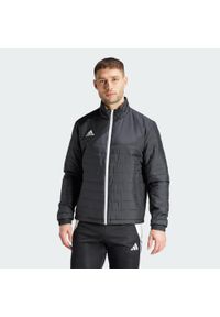 Adidas - Entrada Light Jacket. Kolor: biały, wielokolorowy, czarny. Materiał: materiał. Sport: piłka nożna
