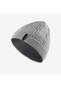 WEDZE - Czapka narciarska dla dzieci Wedze Torsades. Kolor: szary. Materiał: akryl, materiał. Sezon: zima. Styl: sportowy #2