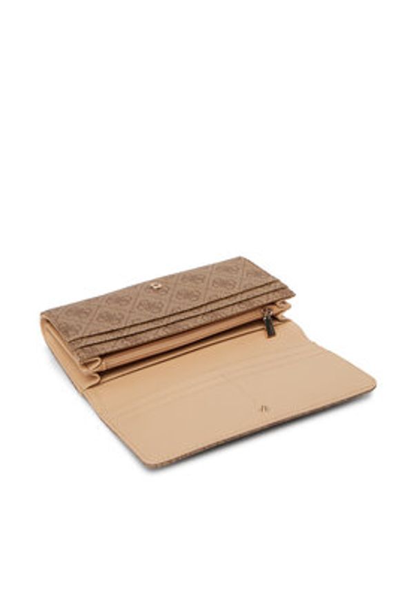 Guess Portfel Laurel II Slg SWSG74 59155 Brązowy. Kolor: brązowy. Materiał: skóra