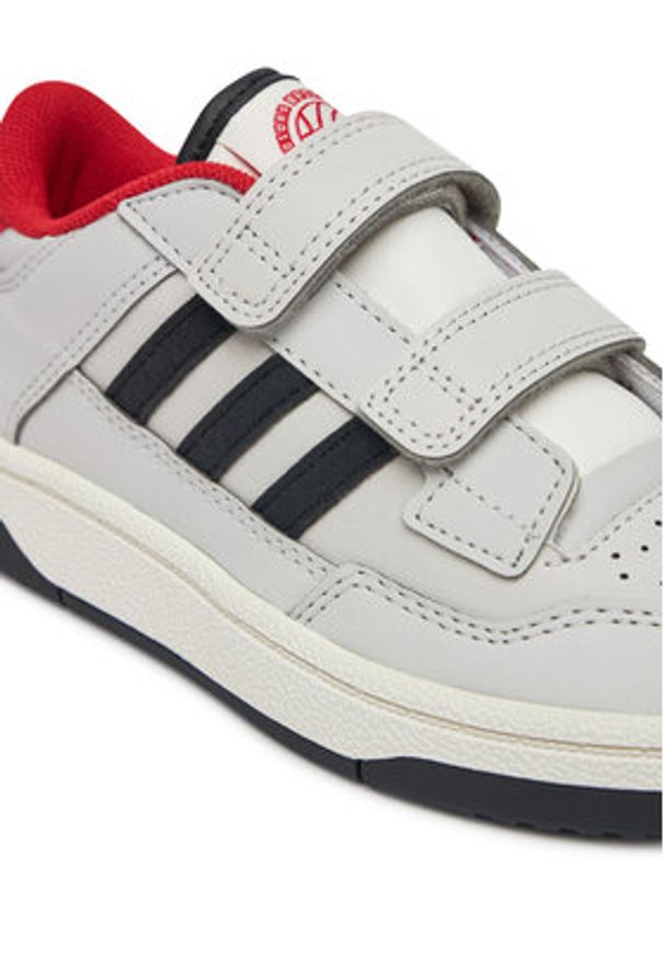 Adidas - adidas Sneakersy Rapid Court JS0636 Szary. Kolor: szary. Materiał: skóra
