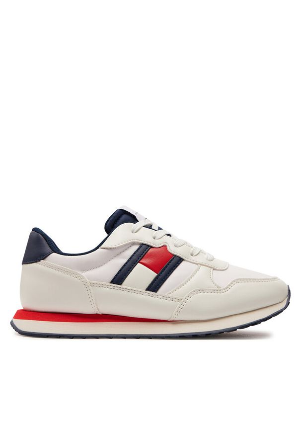 TOMMY HILFIGER - Sneakersy Tommy Hilfiger. Kolor: biały