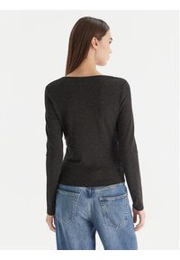 Vero Moda Bluzka Kanva 10336088 Czarny Regular Fit. Kolor: czarny. Materiał: syntetyk
