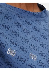 Guess T-Shirt V5GI16 I3Z14 Granatowy Regular Fit. Kolor: niebieski. Materiał: bawełna #3