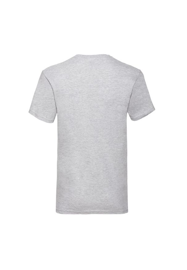 FRUIT OF THE LOOM - Męska Koszulka Z Dekoltem Valueweight. Kolor: szary. Sport: turystyka piesza