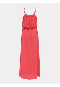 only - ONLY Sukienka letnia Winner 15177381 Czerwony Regular Fit. Kolor: czerwony. Materiał: syntetyk. Sezon: lato #3