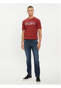 BOSS - Boss T-Shirt Thompson 15 50513382 Czerwony Regular Fit. Kolor: czerwony. Materiał: bawełna #2