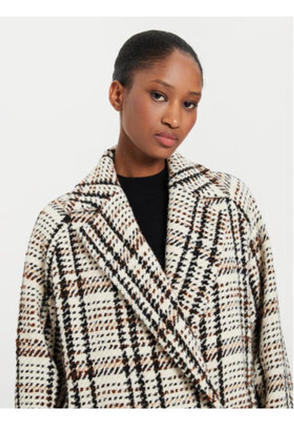 BOSS - Boss Płaszcz zimowy Calorena 50518890 Beżowy Oversize. Kolor: beżowy. Materiał: syntetyk. Sezon: zima