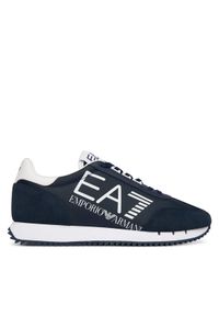 EA7 Emporio Armani Sneakersy 7X000541 AF18609 MB198 Granatowy. Kolor: niebieski. Materiał: skóra #1