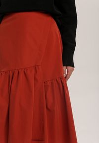 Renee - Ceglasta Spódnica Toadthorn. Kolor: różowy. Wzór: jednolity #4
