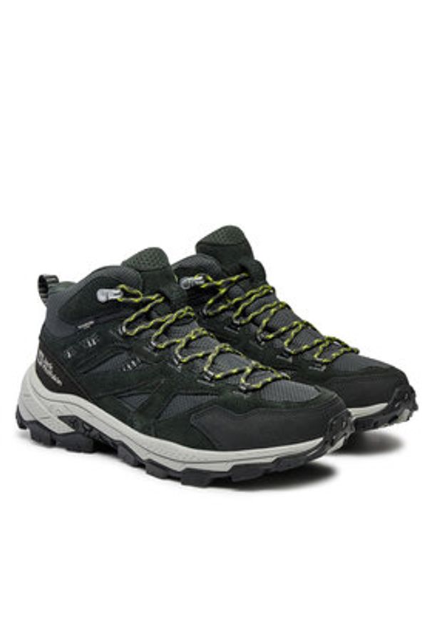 Jack Wolfskin Trekkingi Vojo Tour Texapore Mid M A62072 Czarny. Kolor: czarny. Materiał: skóra. Sport: turystyka piesza